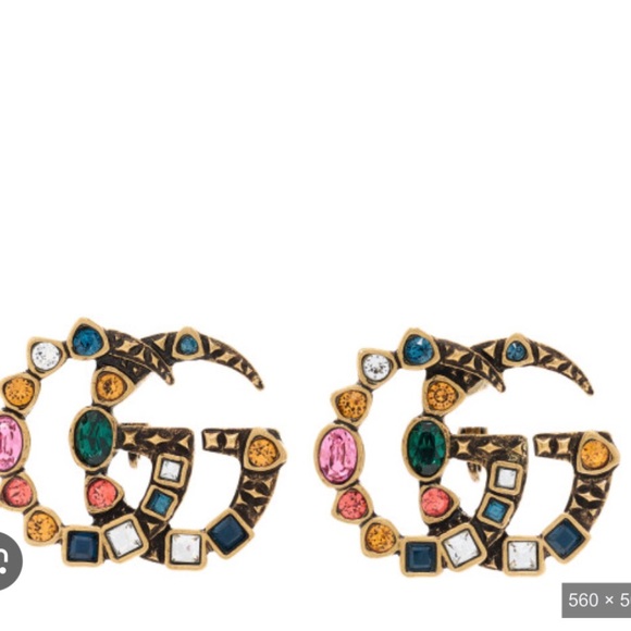 Gucci Multicolor Crystal Earrings - Picture 1 of 3